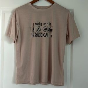 NWOT SHEIN Graphic Tee Sarcasm / Periodic Table